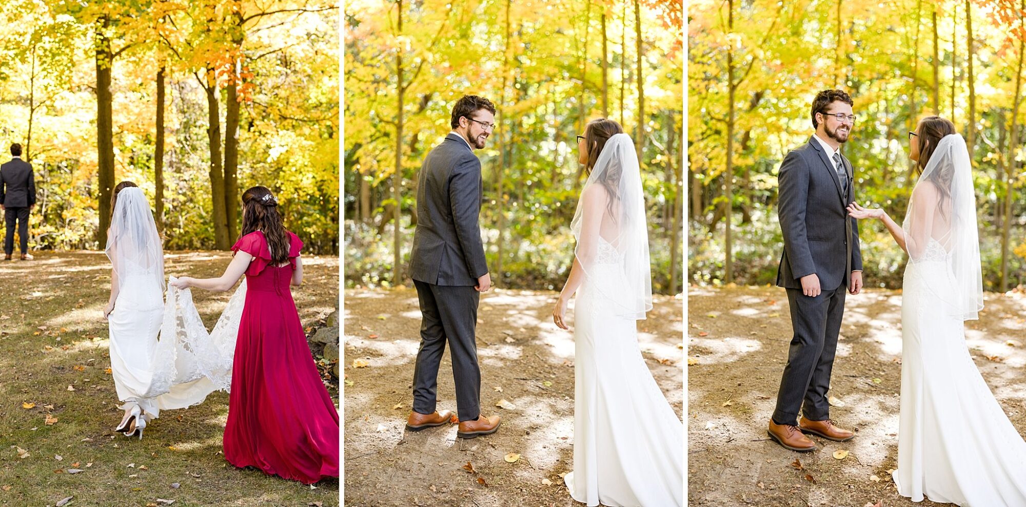 Edgewood Gardens Corunna, Michigan wedding portraits